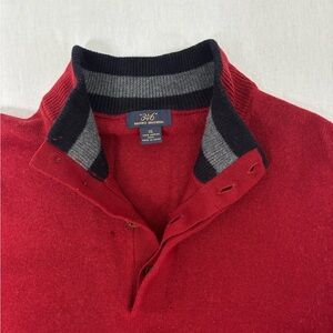 Brooks Brothers Mock Neck Merino Wool Sweater